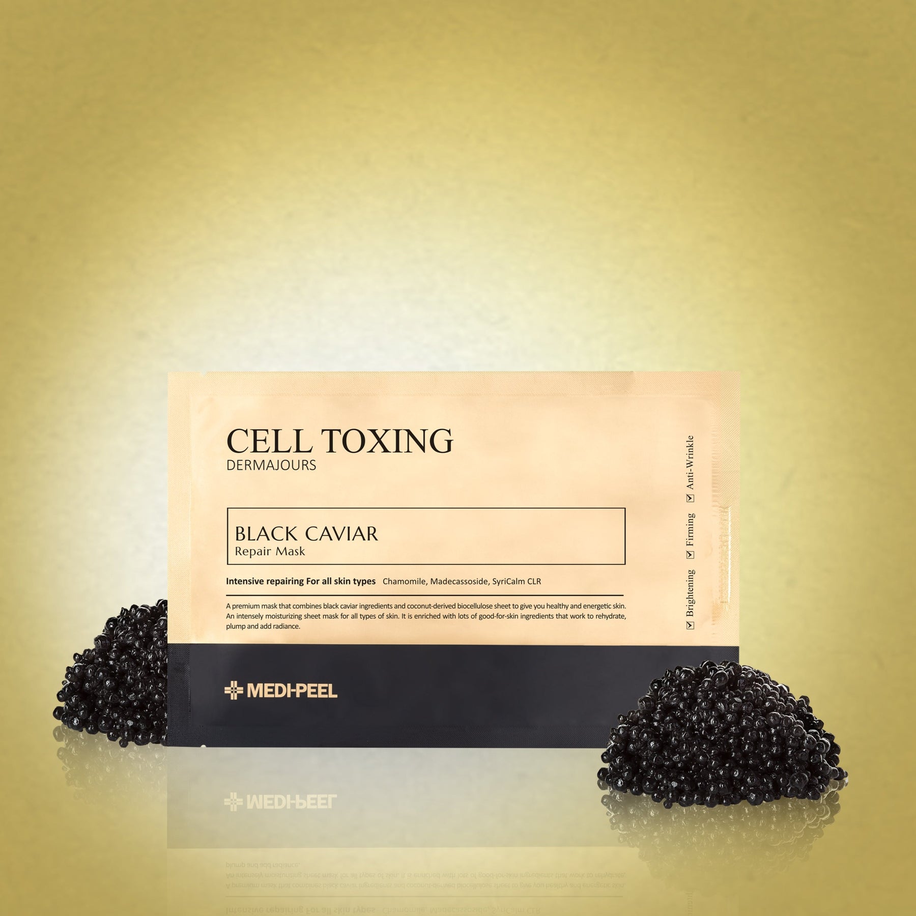 Cell Toxing Black Caviar Dermajours Repair Mask 30ml*5ea MEDI-PEEL