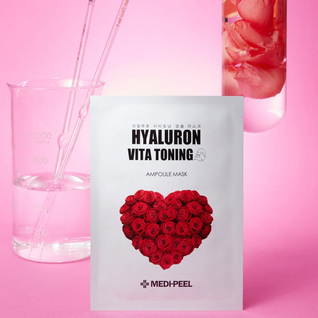 Hyaluron Vita Toning Ampoule Mask Box [10pcs] MEDIPEEL+