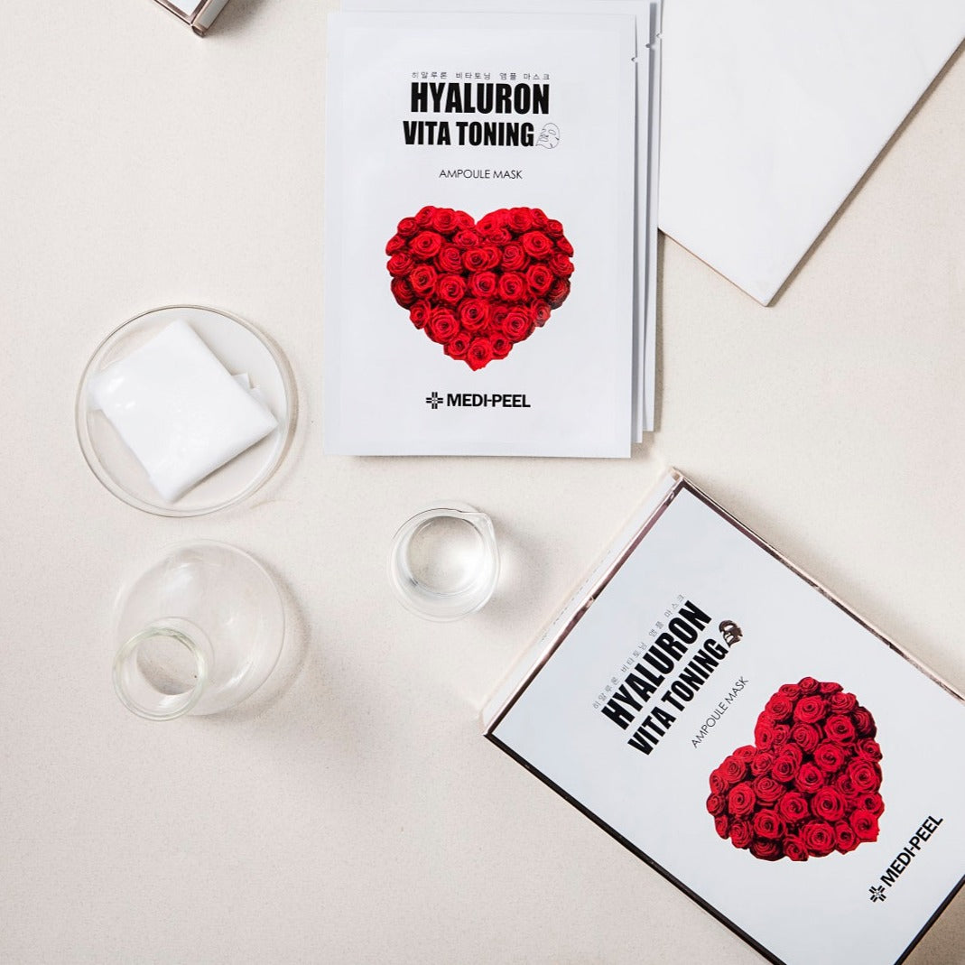 Hyaluron Vita Toning Ampoule Mask Box [10pcs] MEDIPEEL+