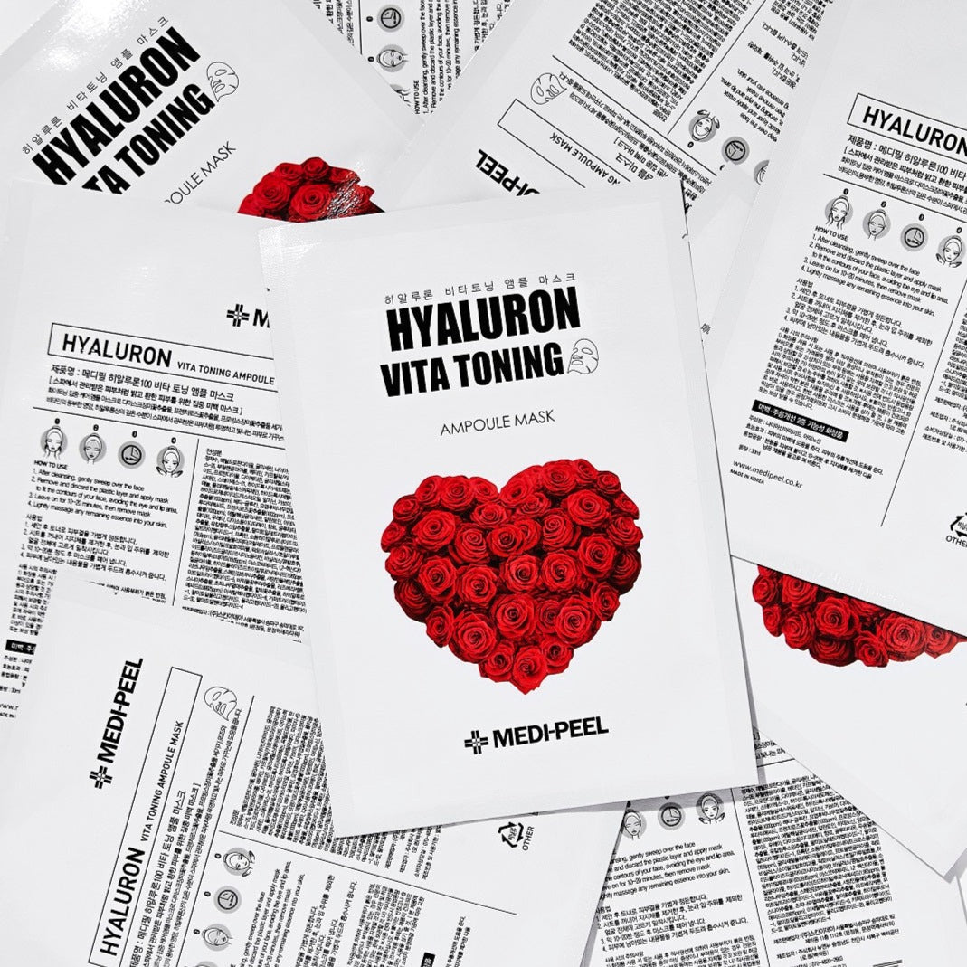 Hyaluron Vita Toning Ampoule Mask Box [10pcs] MEDIPEEL+