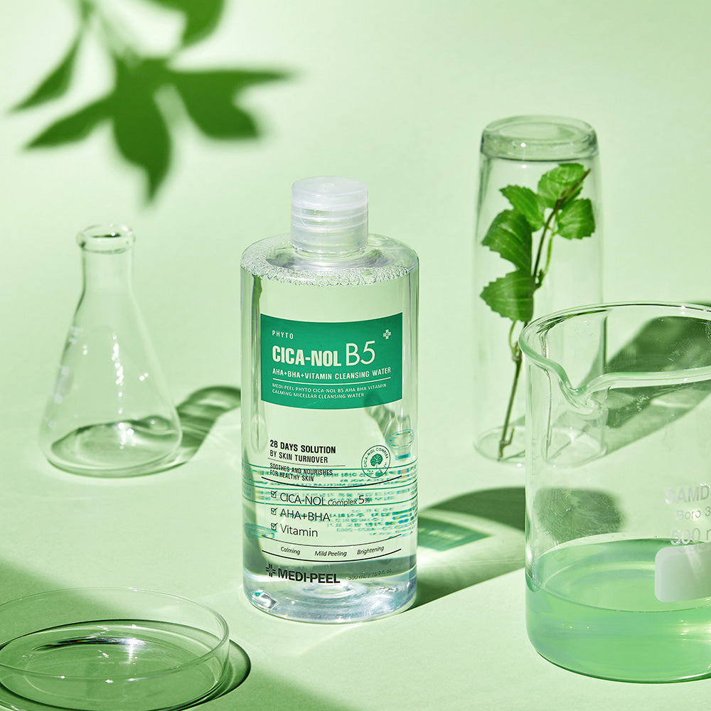 Phyto Cica-Nol B5 Aha Bha Vitamin Calming Micellar Cleansing Water 500ml MEDIPEEL+