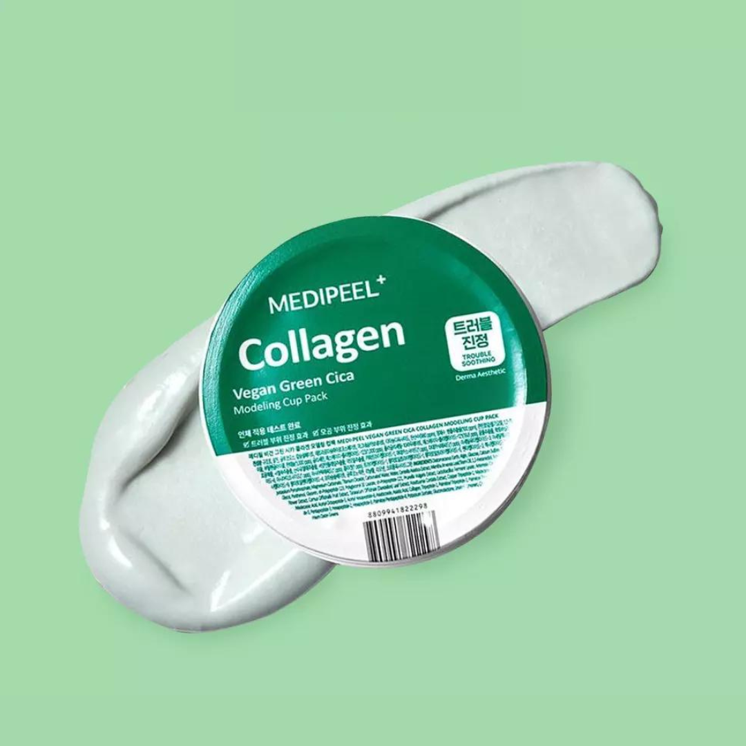 Vegan Green Cica Collagen Modeling Cup Pack 28g MEDIPEEL+