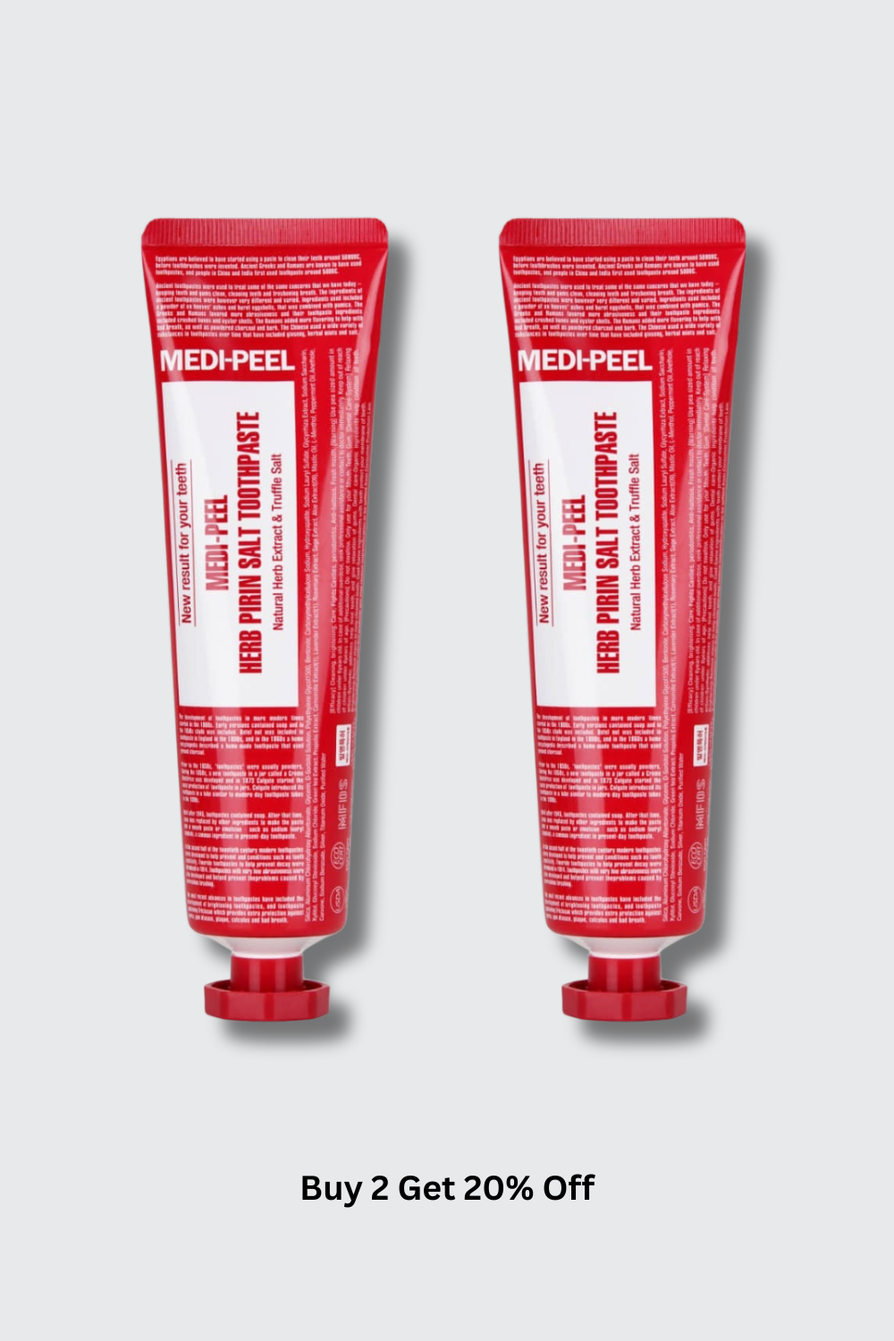 Medi-Peel Herb Pirin Salt Toothpaste 130g X2 get 20%off MEDI-PEEL