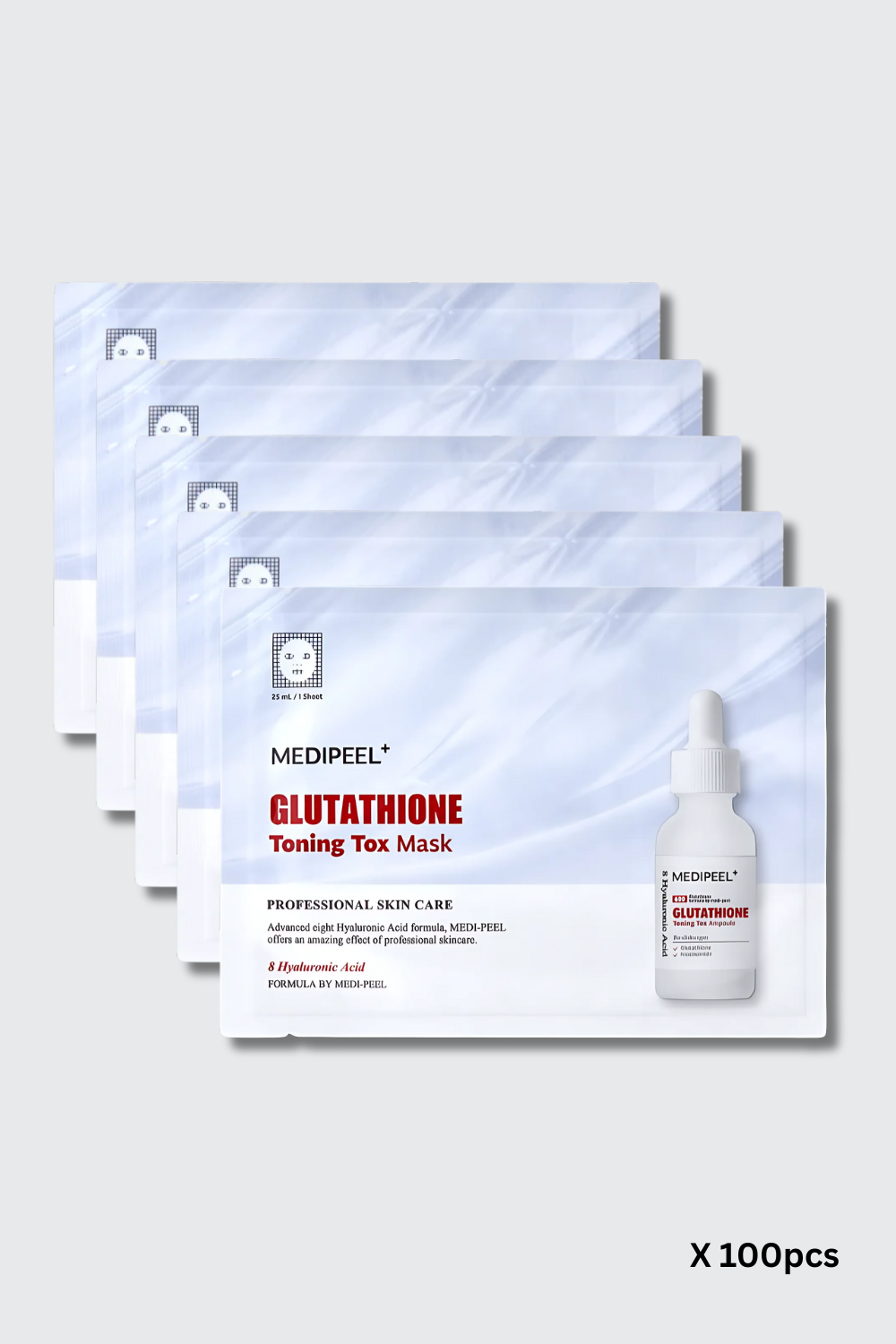 Glutathione Toning Tox Mask 100 Pieces - 25ml * 100pcs MEDI-PEEL Australia