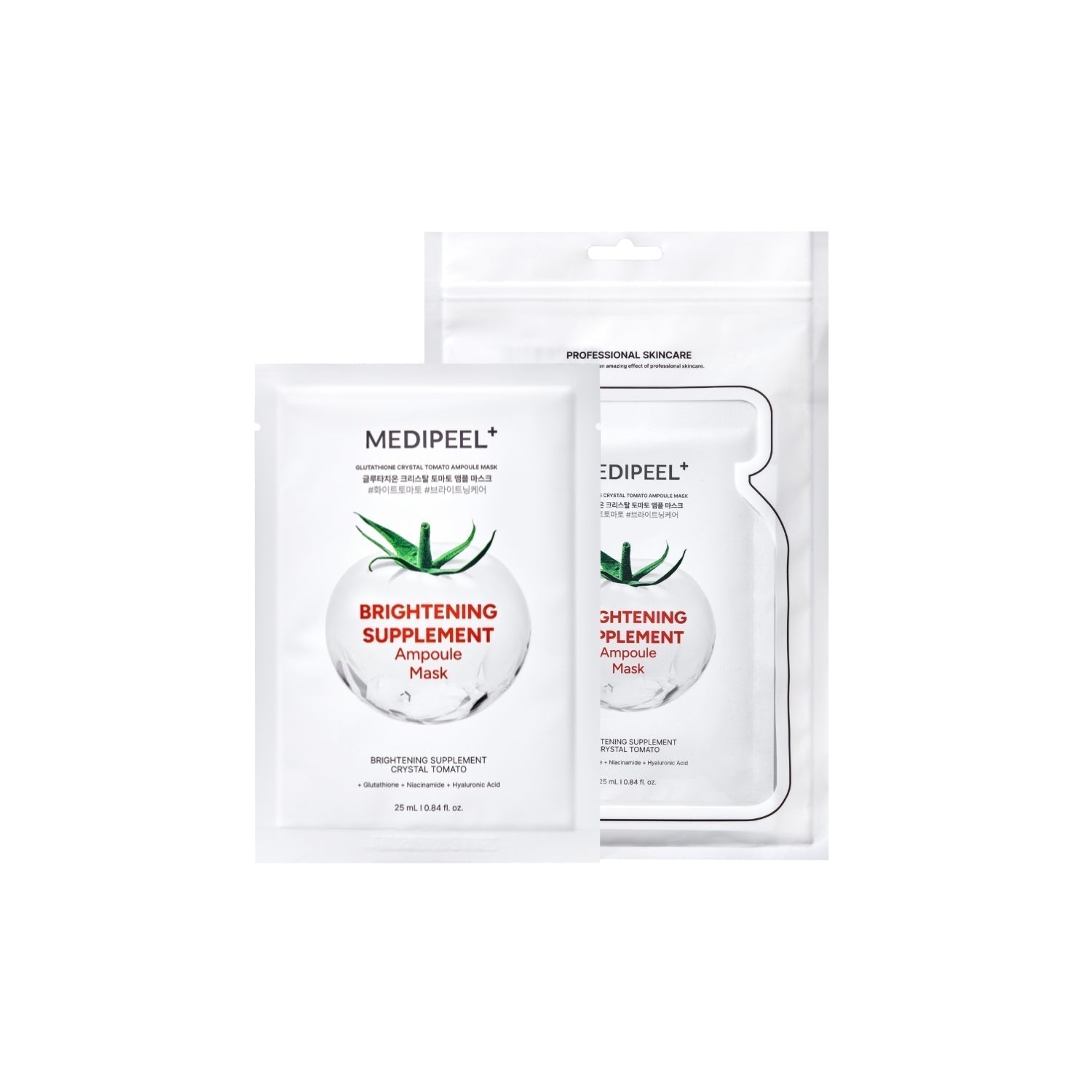 Glutathione Crystal Tomato Ampoule Mask Box [10pcs] MEDIPEEL+