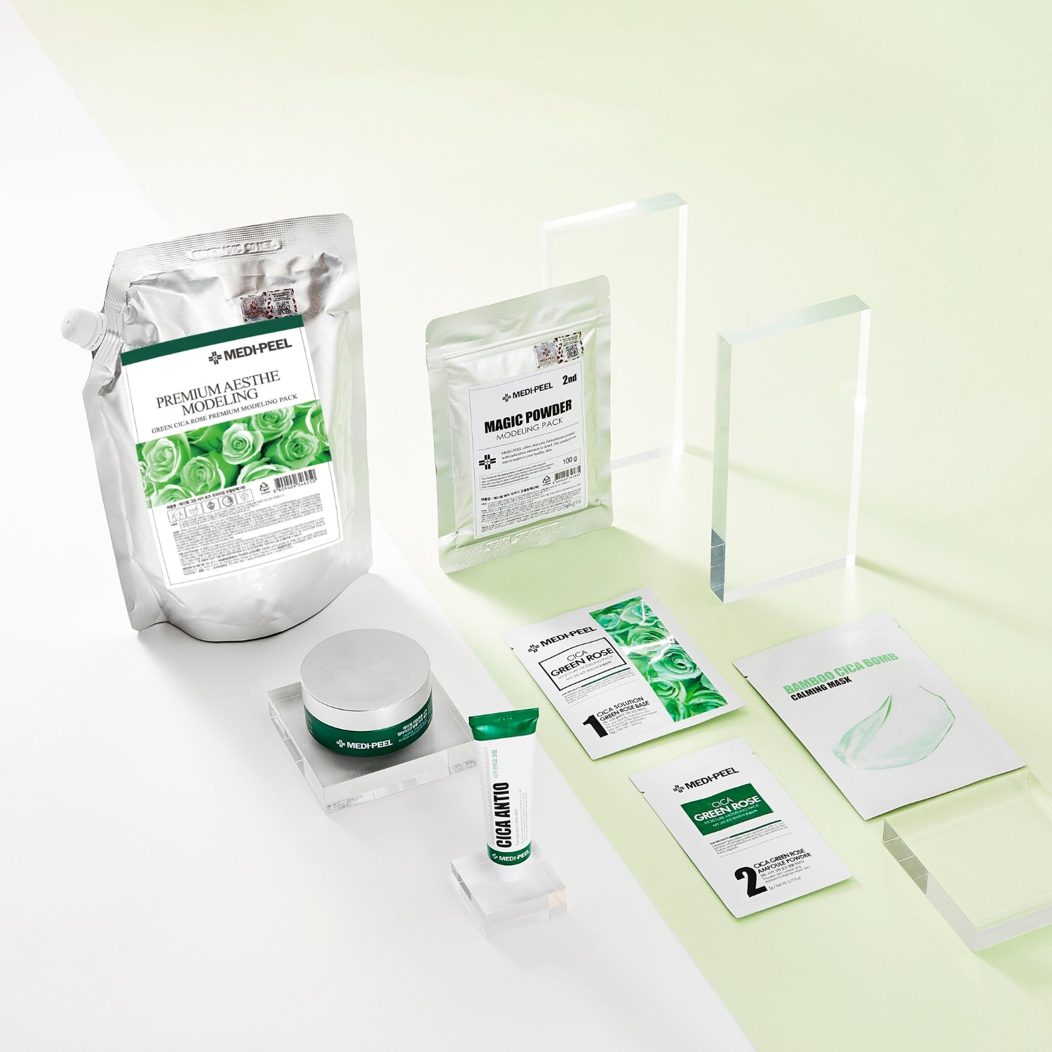Green Cica Rose Premium Modeling Pack Set 1kg MEDIPEEL+