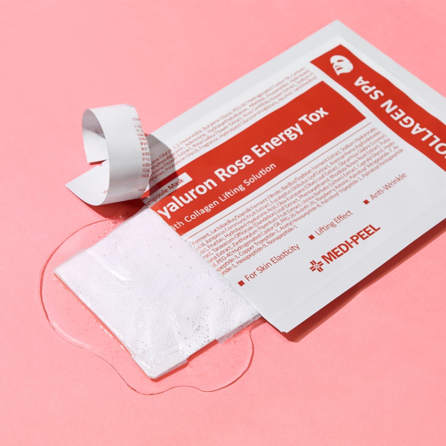 Hyaluron Rose Moisture Ampoule Mask [1pc] MEDIPEEL+