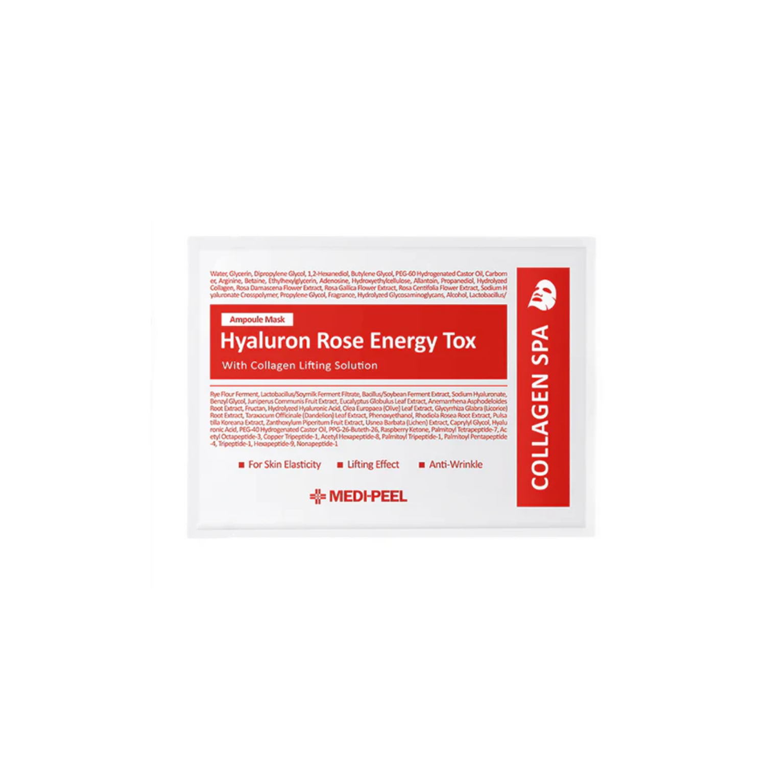 Hyaluron Rose Moisture Ampoule Mask [1pc] MEDIPEEL+
