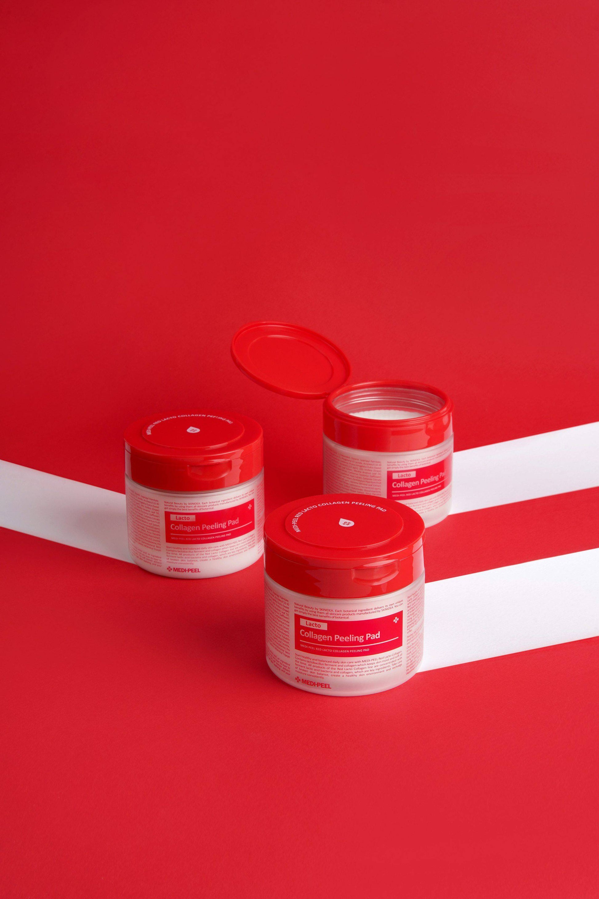 Red Lacto Collagen Peeling Pad 70pcs MEDIPEEL+