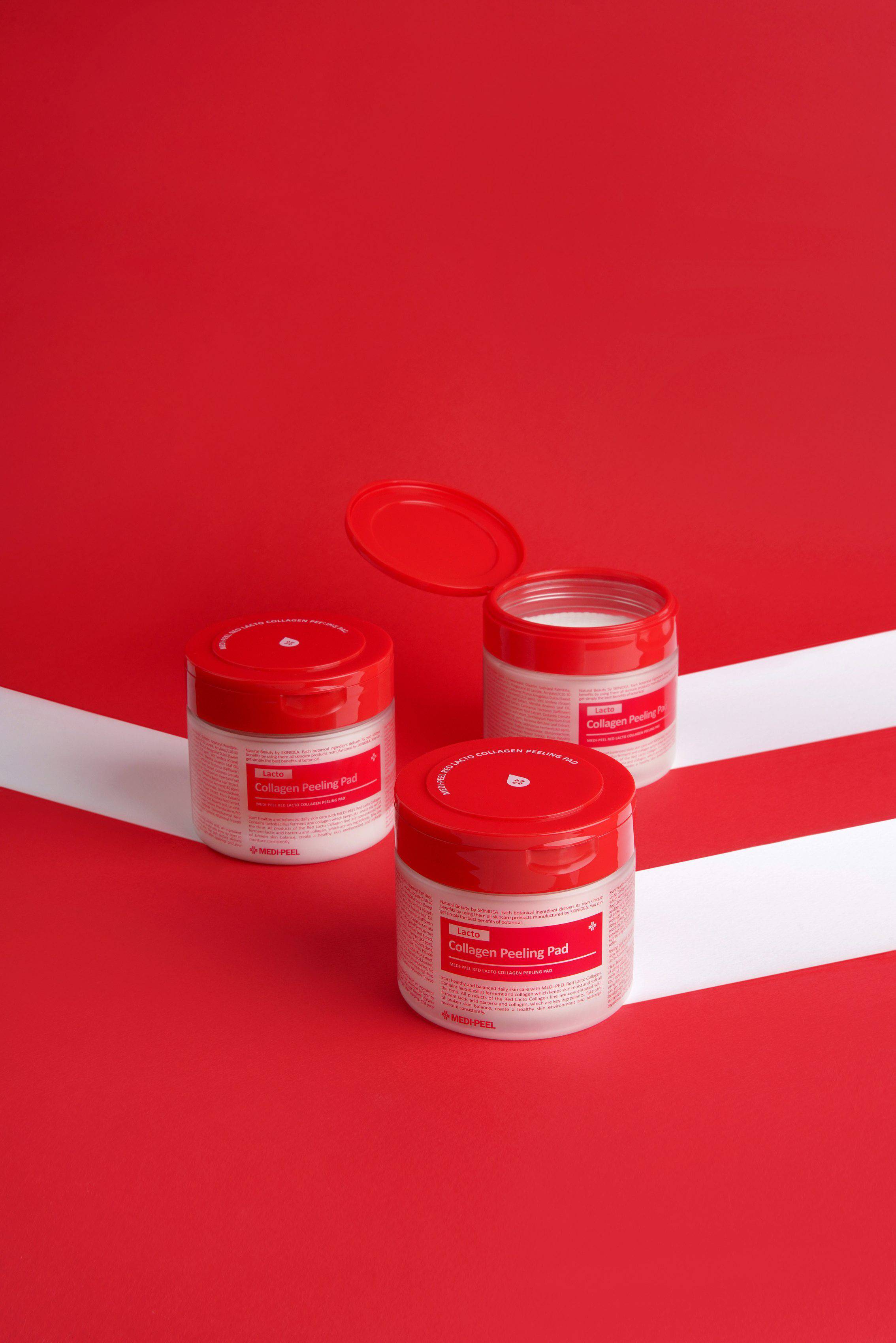 Red Lacto Collagen Peeling Pad 70pcs MEDIPEEL+