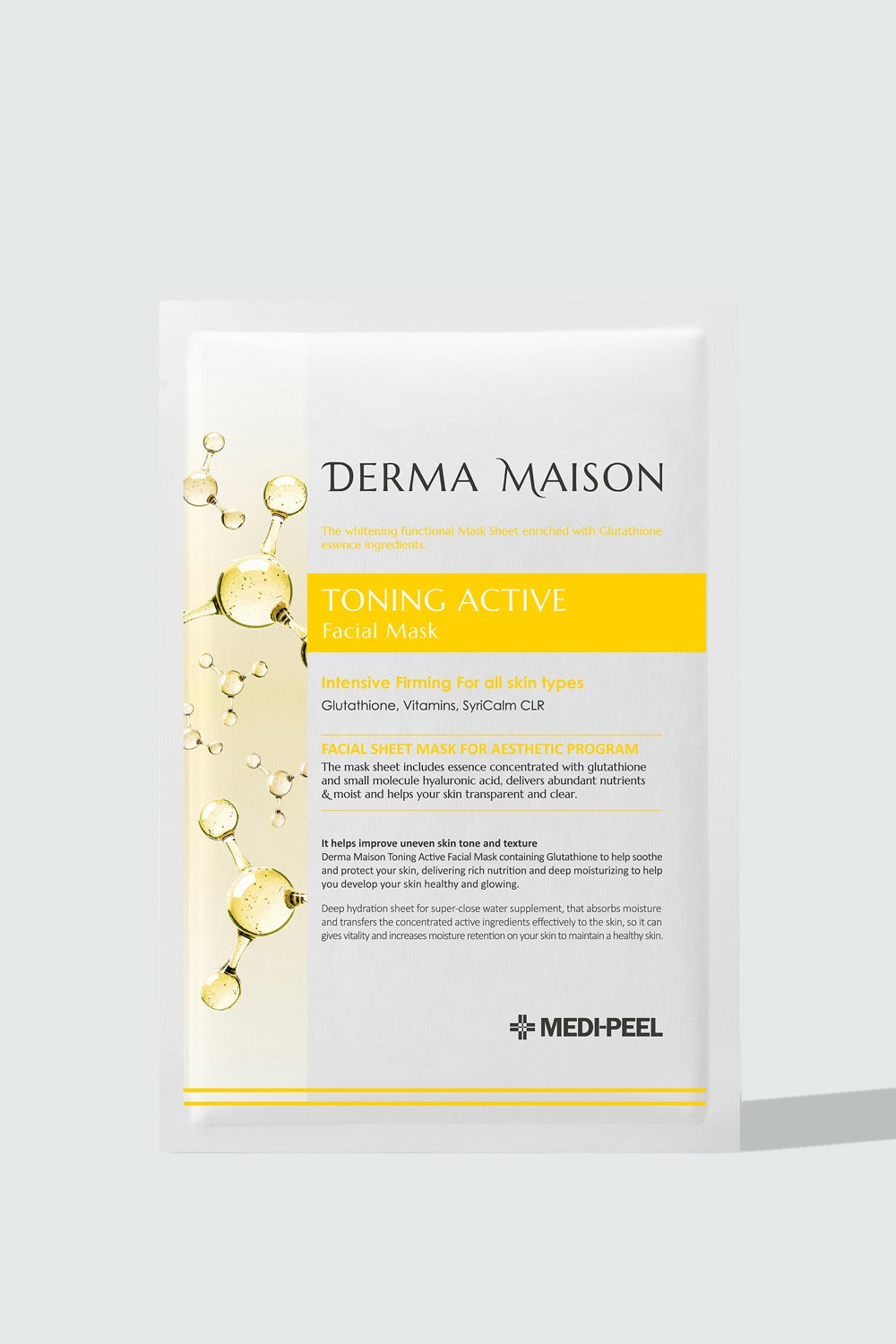 Toning Active Facial Mask - 23ml x 1ea DERMA MAISON